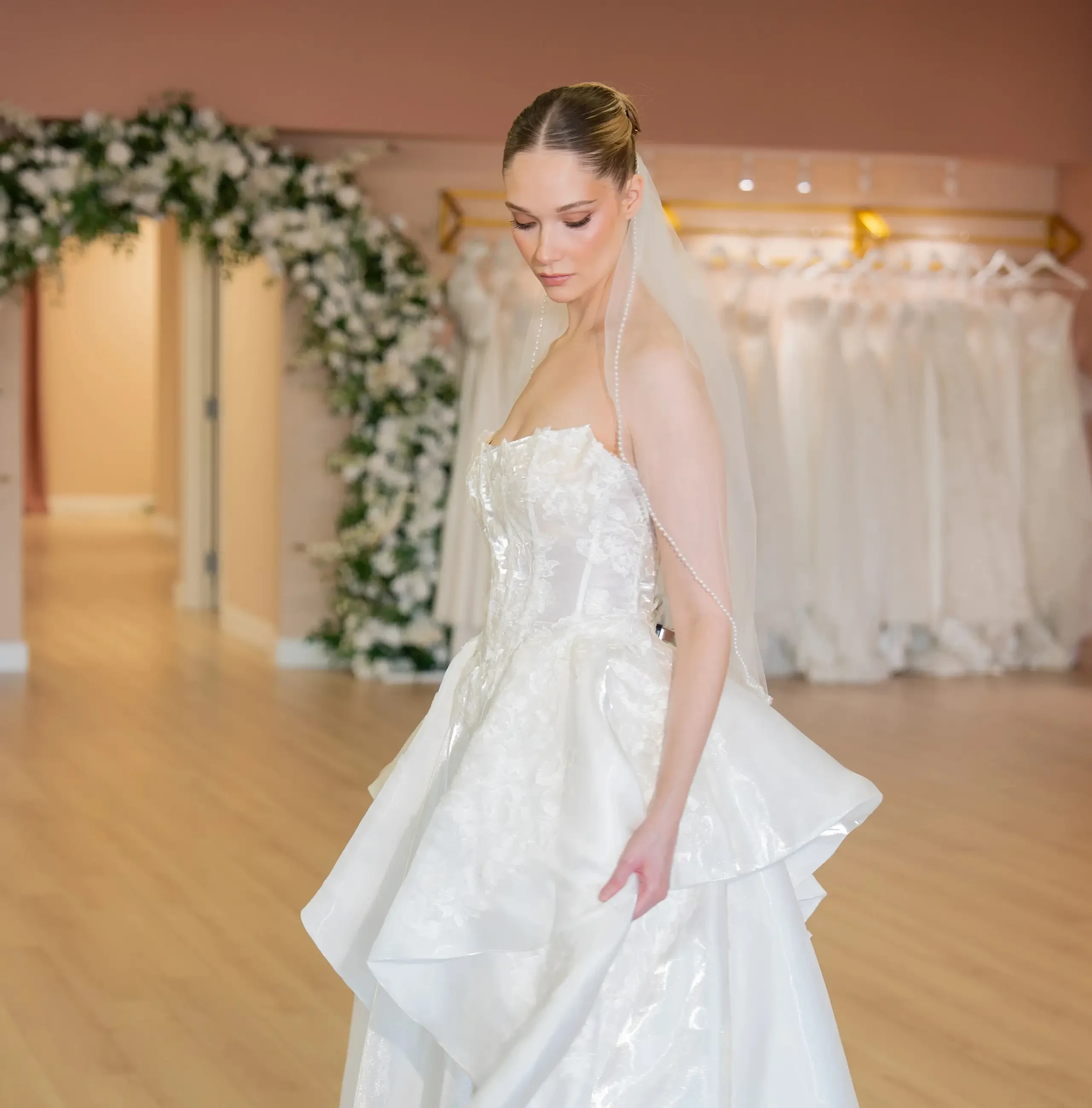 How to Elevate a Simple Wedding Dress for a Formal Wedding. Desktop Image