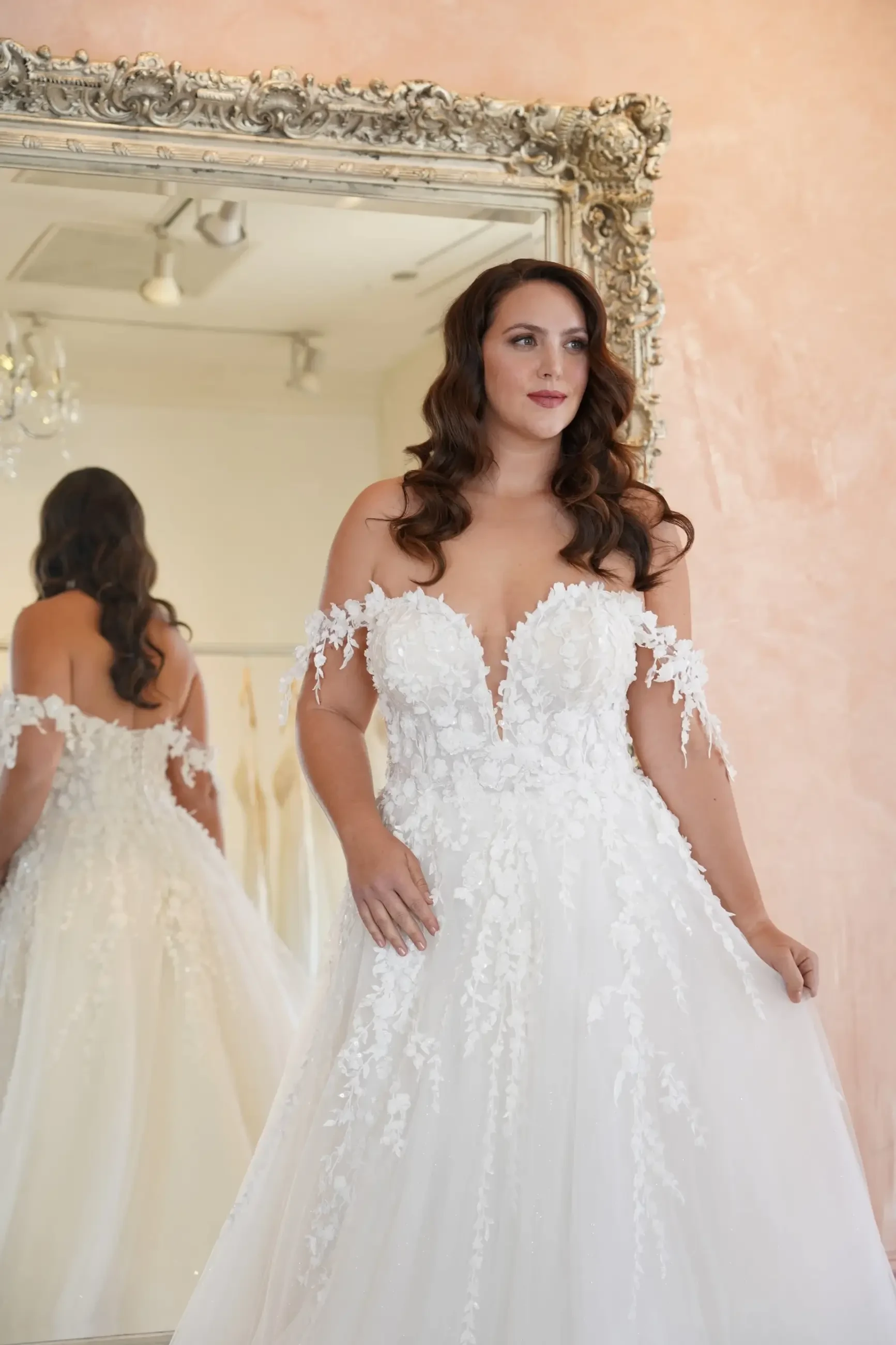 The Best Silhouettes for Curvy Brides: Tips from Our 2026 Plus Size Collection Image