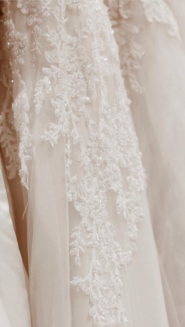 Photo of the bridal gown