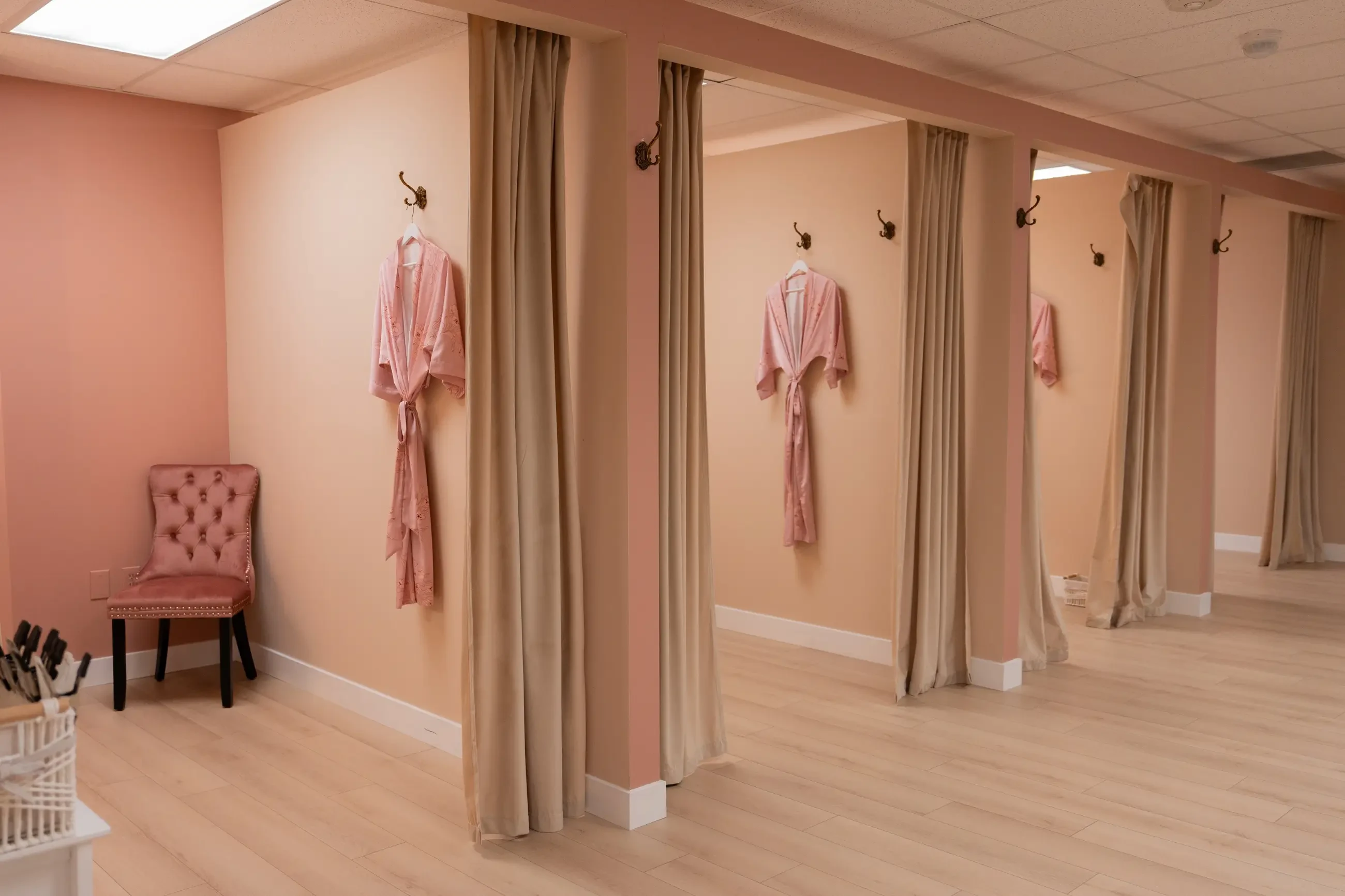 Showroom imagery with a bride