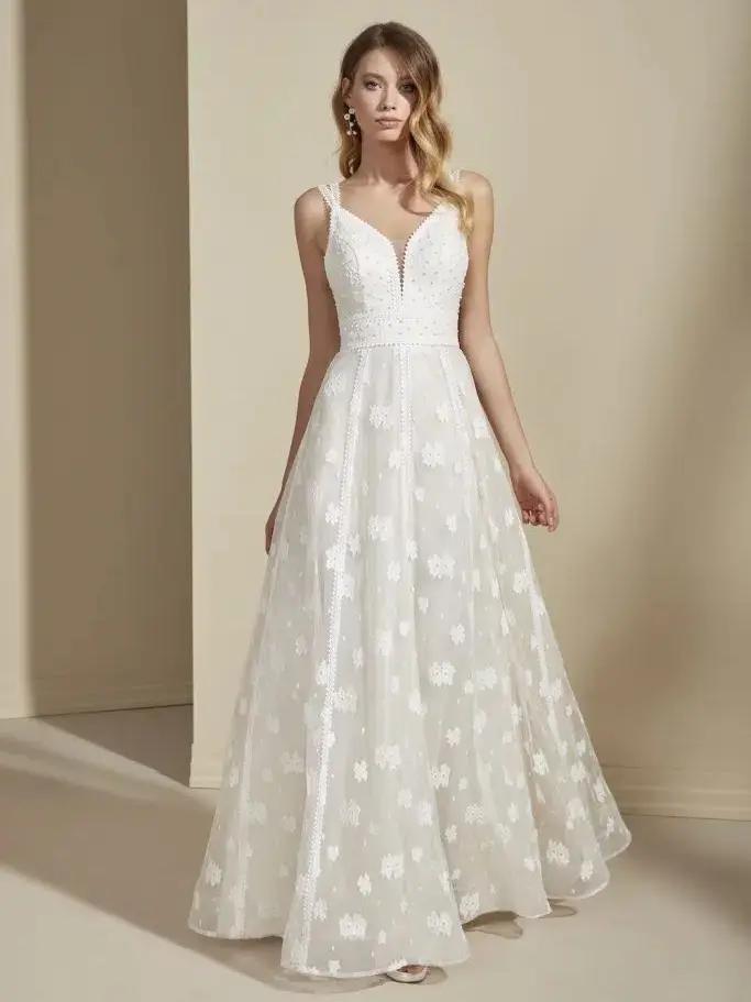 Simple Wedding Dress 5 Mobile