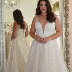 Plus Size Wedding Dress D2599